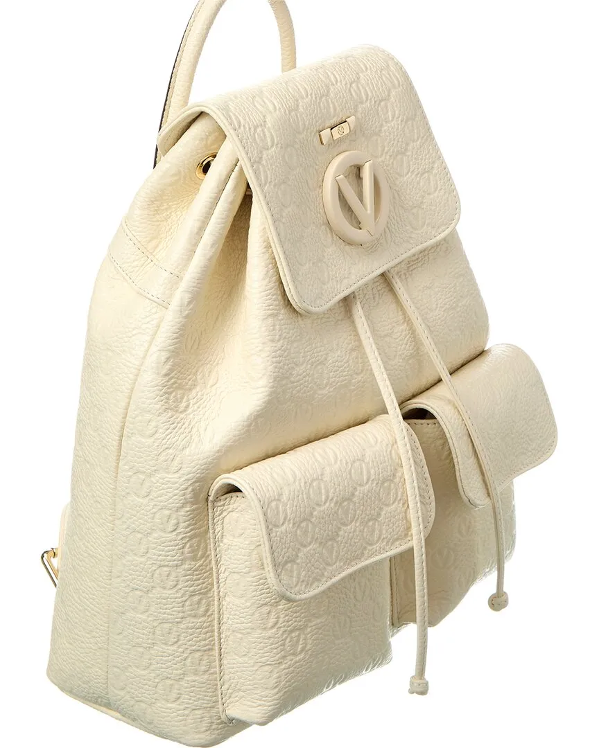 Valentino by Mario Valentino Simeon Dollaro Monogram Leather Backpack