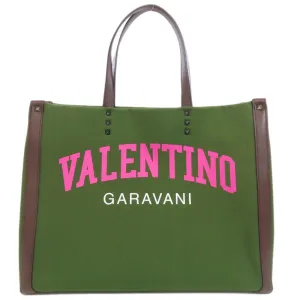 Valentino Canvas Handbag (Pre-Owned)
