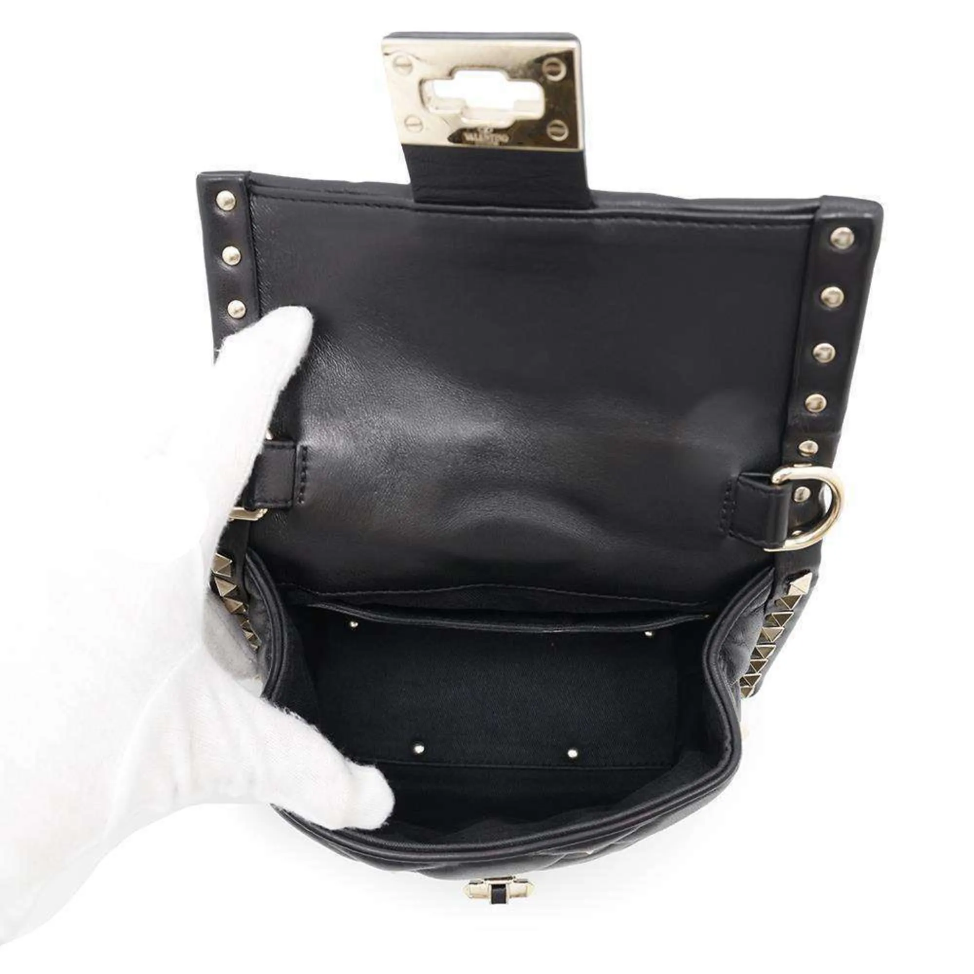 Valentino Garavani Leather Handbag (Pre-Owned)