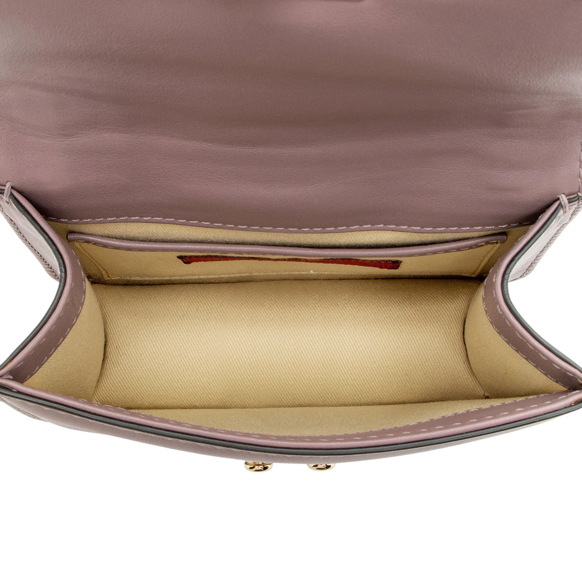 Valentino Leather Glam Lock Mini Shoulder Bag