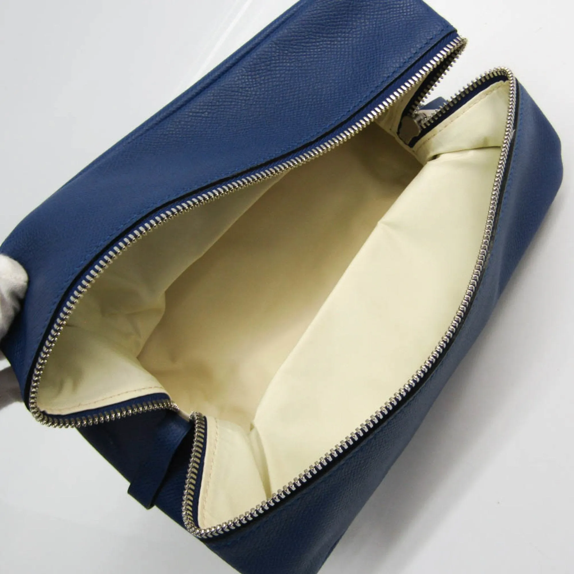 Valextra  Leather Clutch Bag Pouch (Pre-Owned)