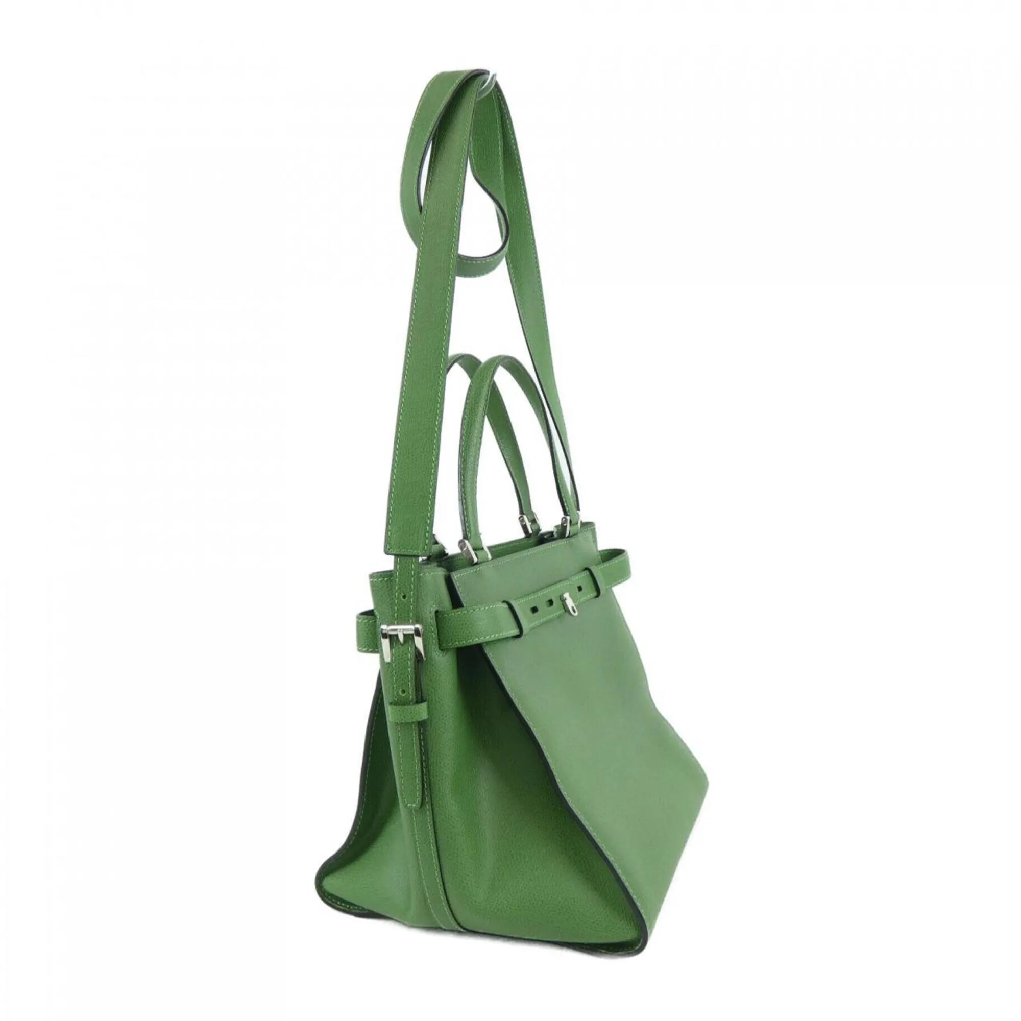 Valextra Leather Handbag (Pre-Owned)
