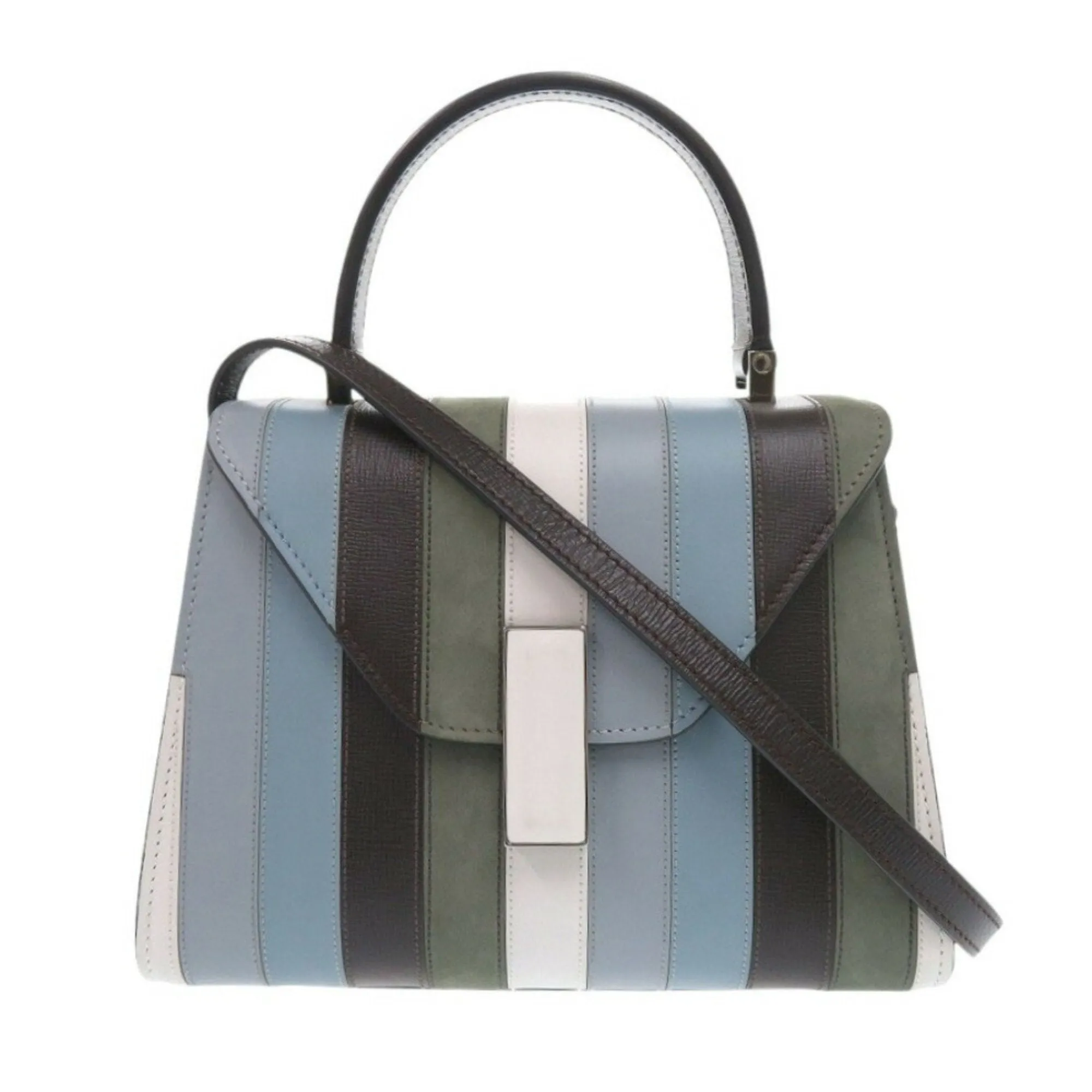 Valextra Leather Handbag (Pre-Owned)