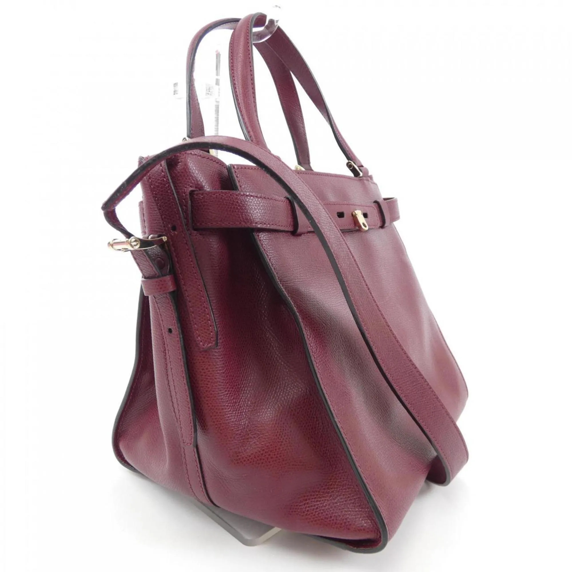 Valextra Leather Handbag (Pre-Owned)