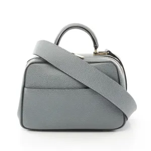 Valextra Leather Serie S Mini Handbag