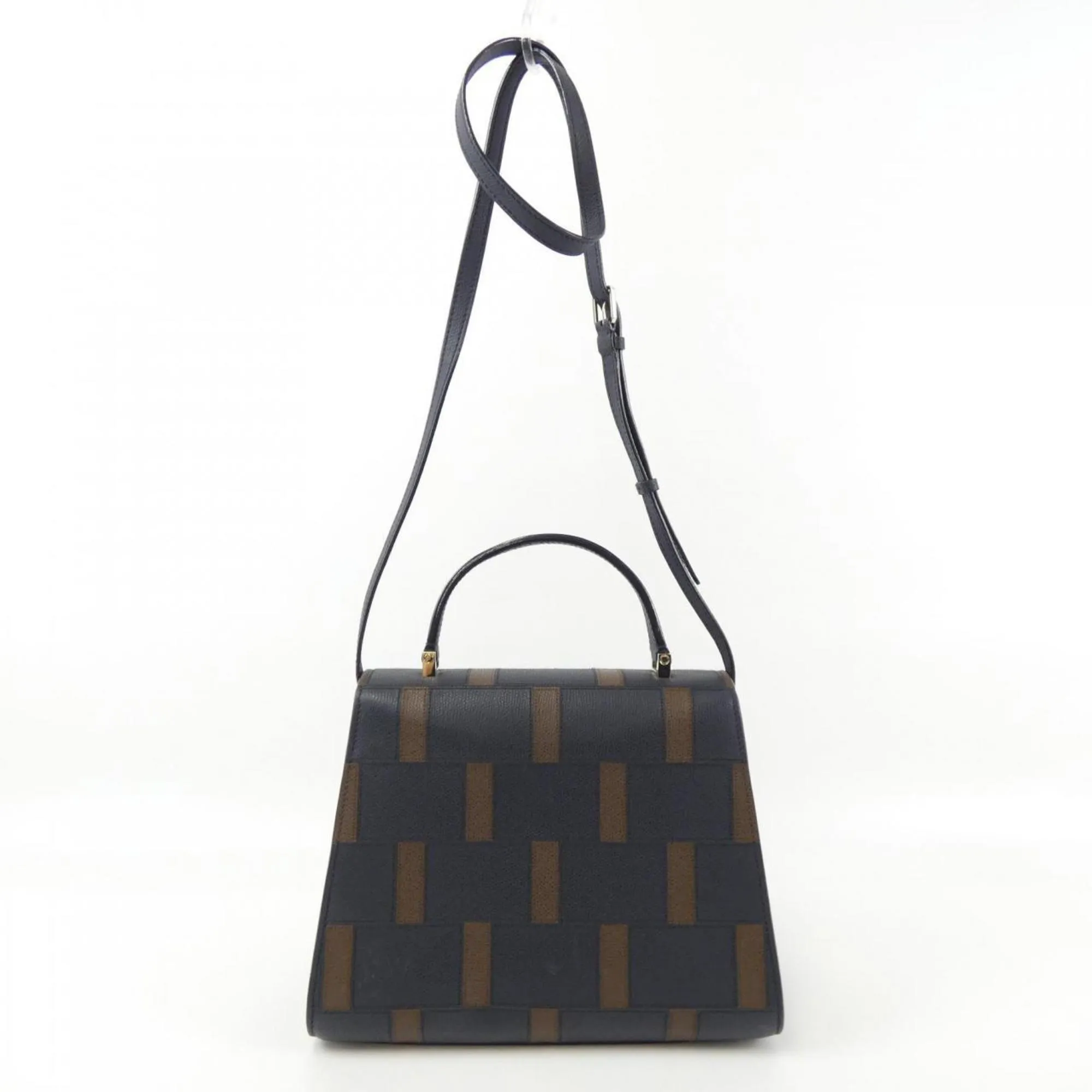 Valextra Navy Handbag (Pre-Owned)