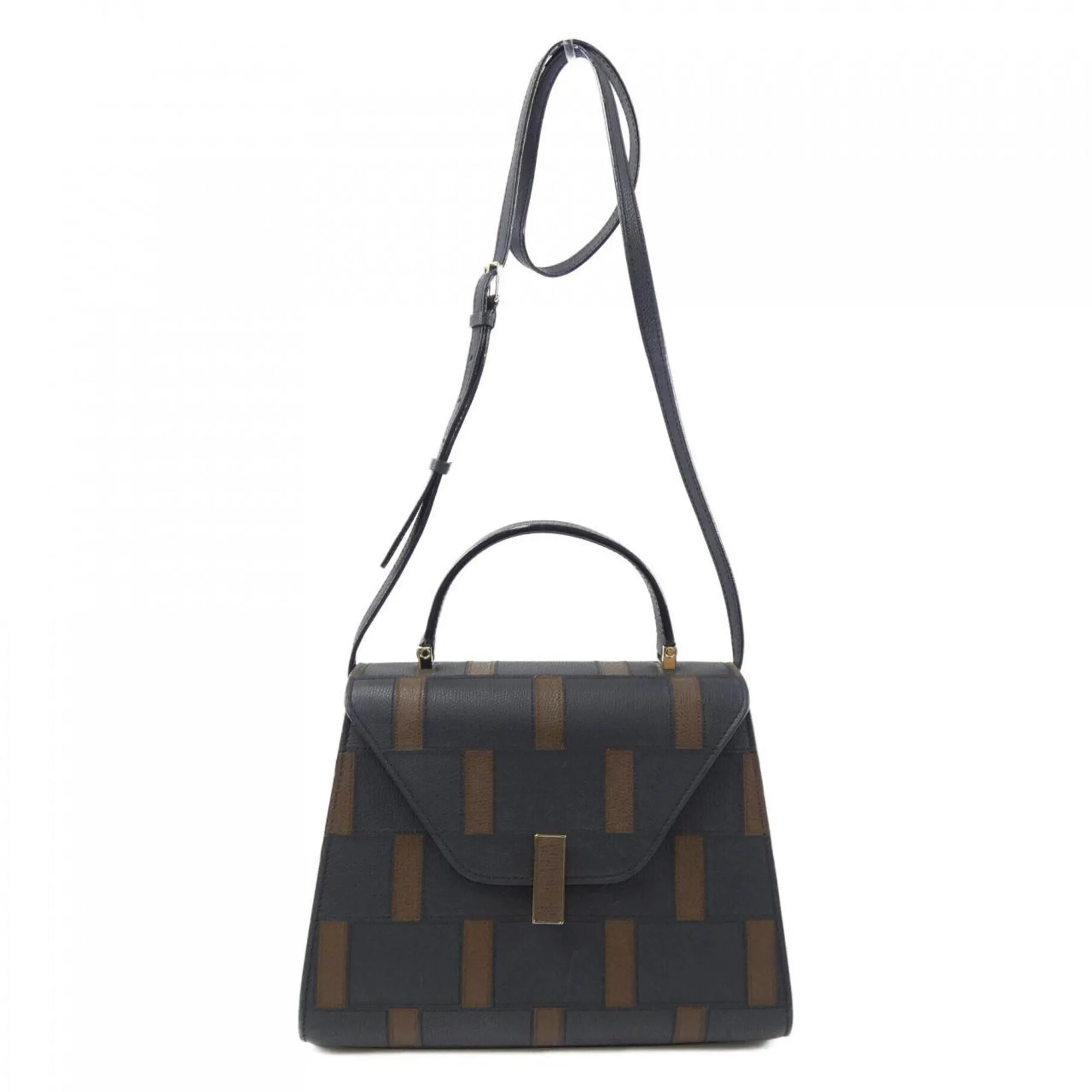 Valextra Navy Handbag (Pre-Owned)