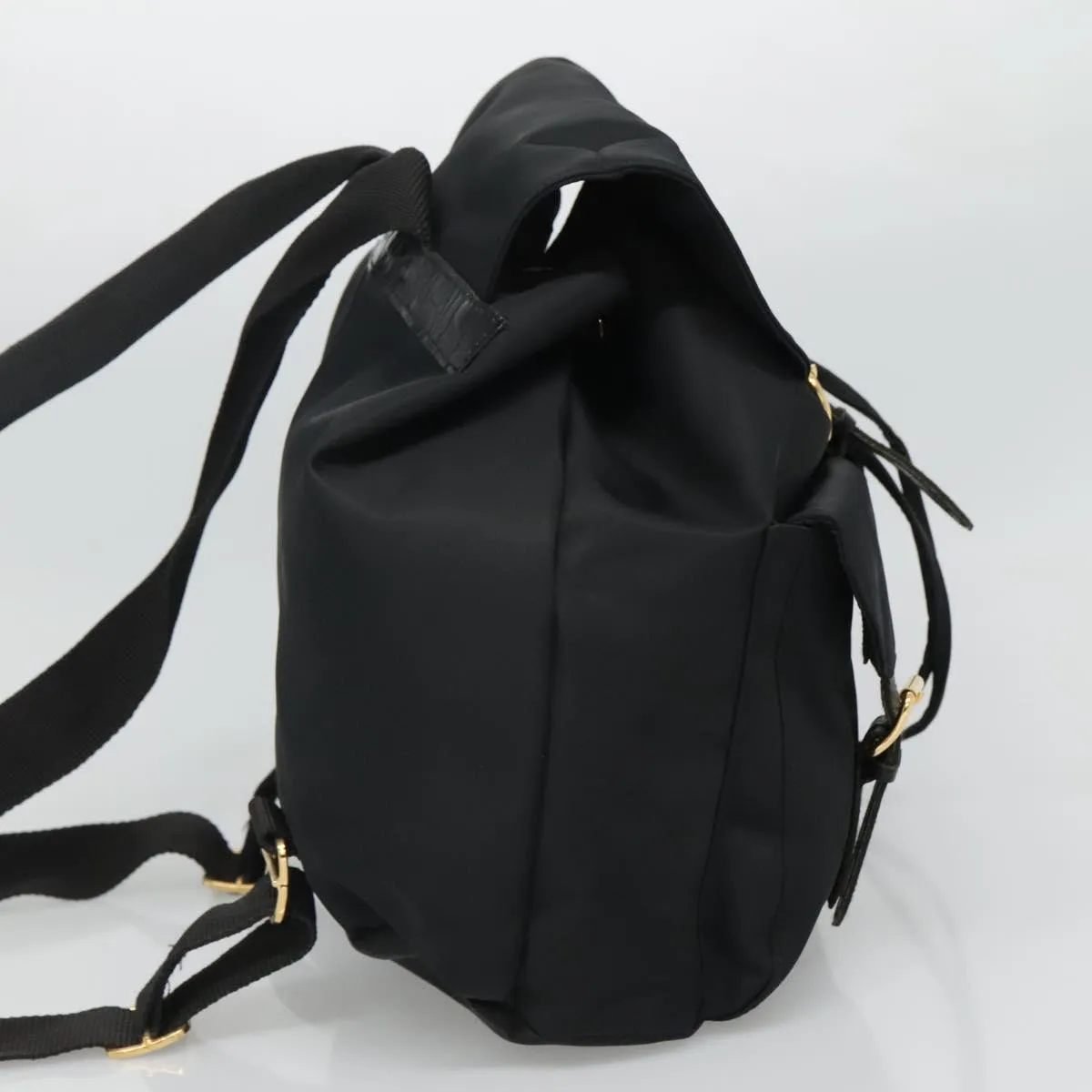 Versace Gianni Synthetic Backpack Bag (Pre-Owned)