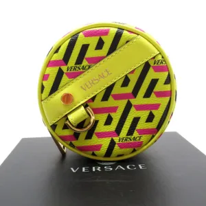 Versace La Greca Canvas Clutch Bag (Pre-Owned)