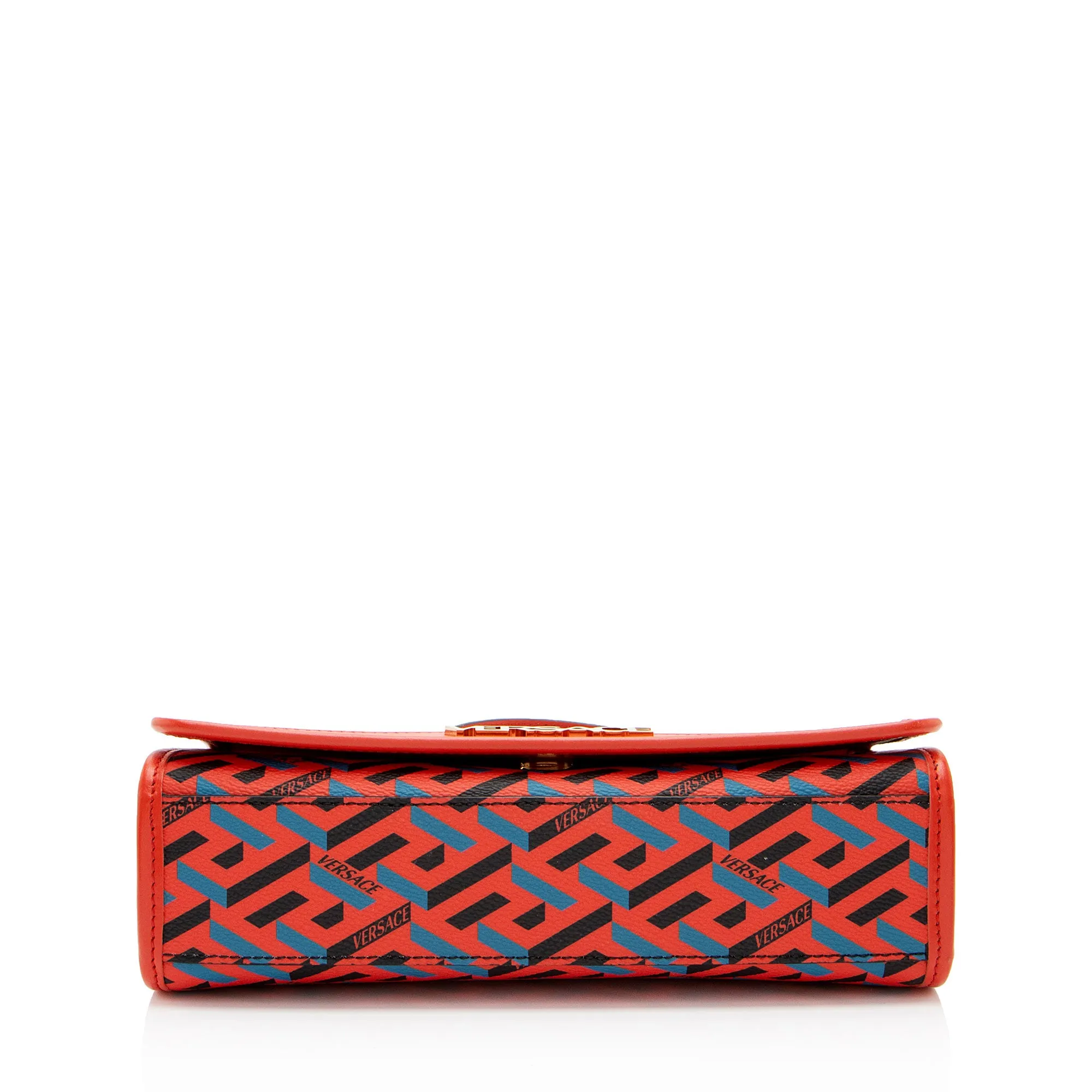 Versace La Greca Coated Canvas Top Handle