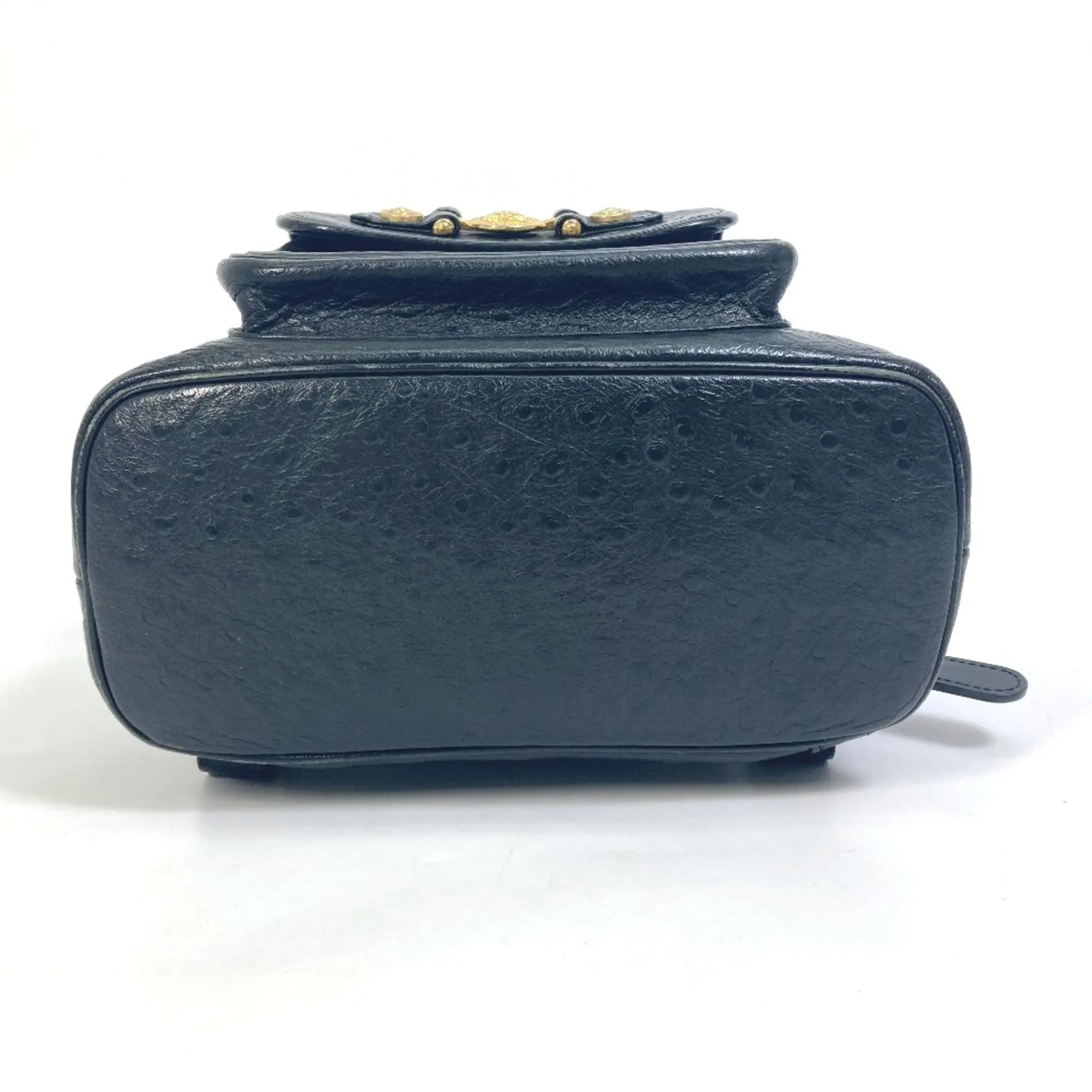 Versace  Leather Backpack (Pre-Owned)