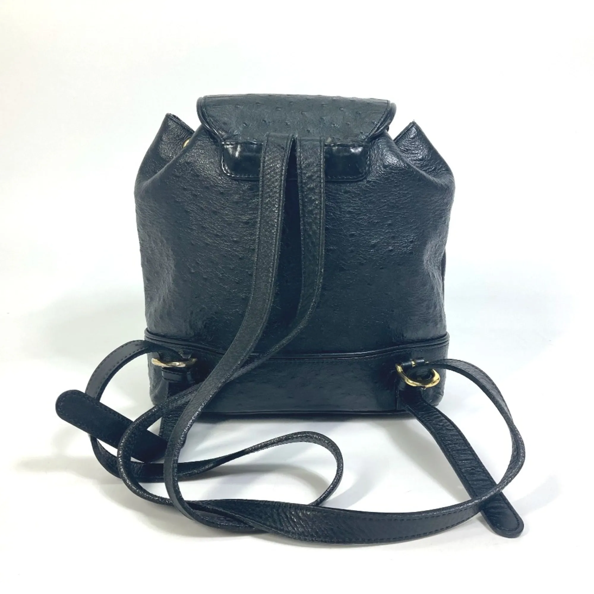 Versace  Leather Backpack (Pre-Owned)