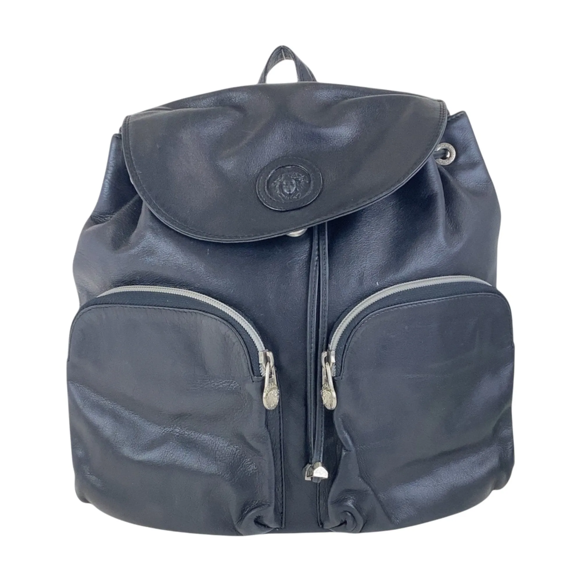 Versace Leather Backpack (Pre-Owned)