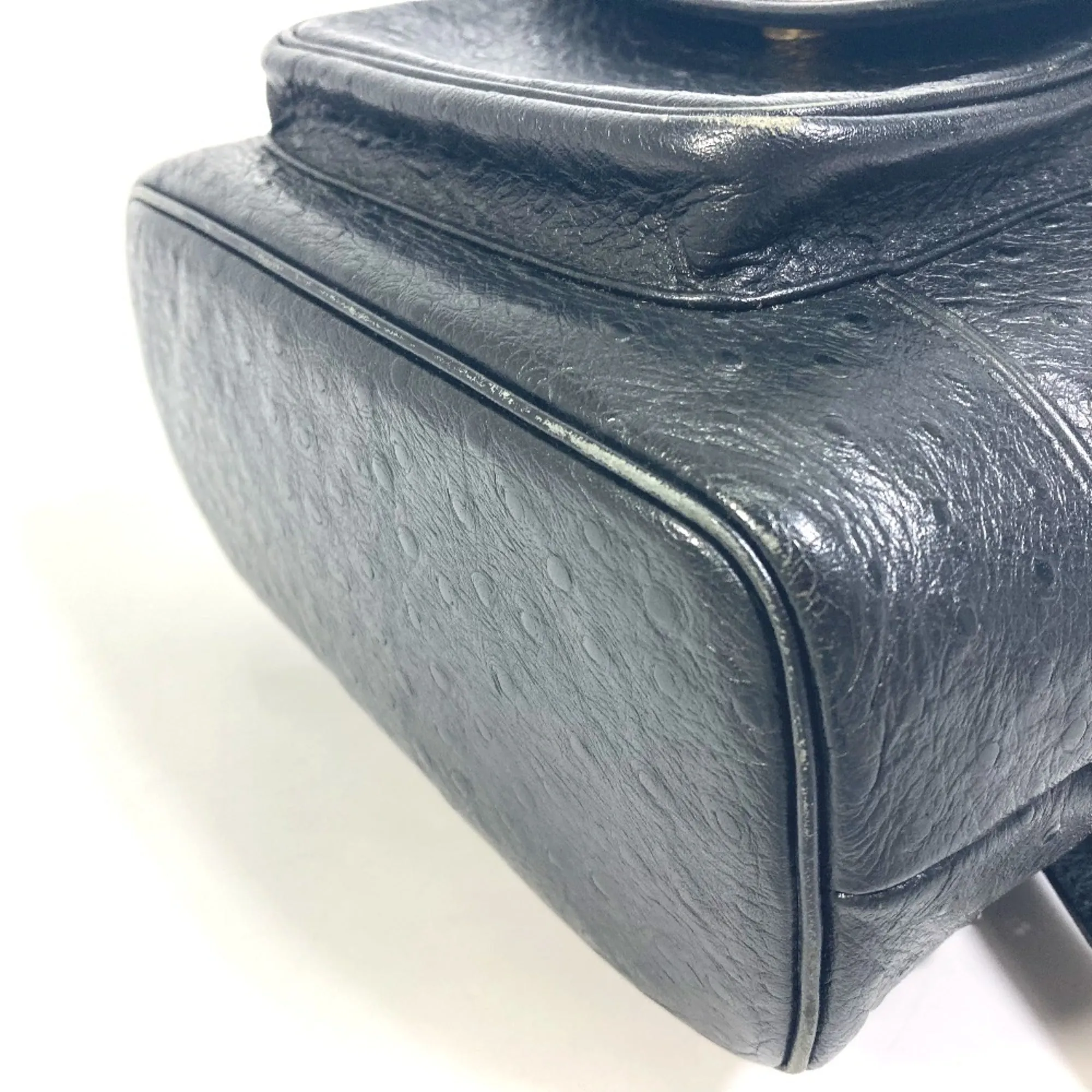 Versace  Leather Backpack (Pre-Owned)