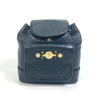 Versace  Leather Backpack (Pre-Owned)