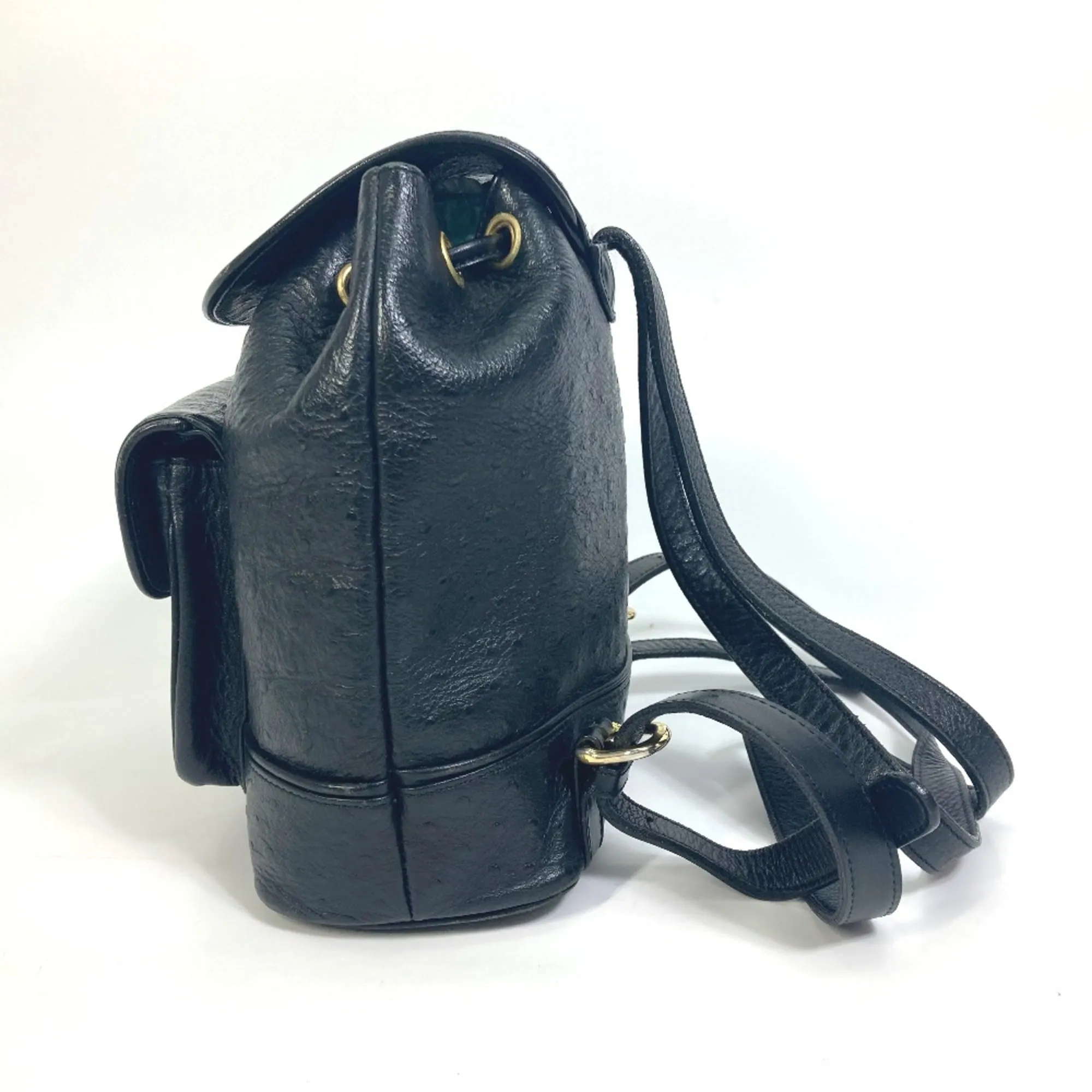 Versace  Leather Backpack (Pre-Owned)