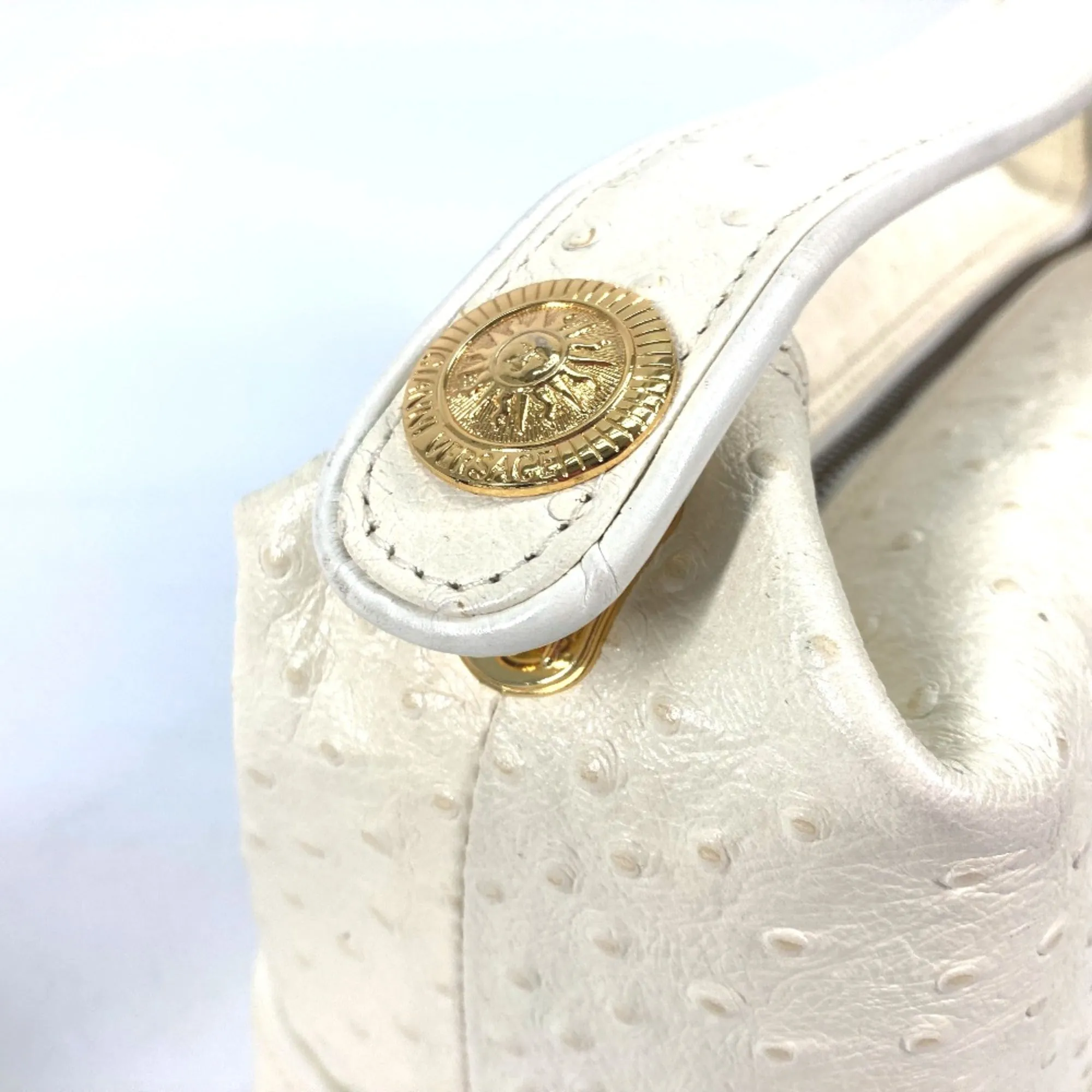 Versace  Leather Handbag (Pre-Owned)