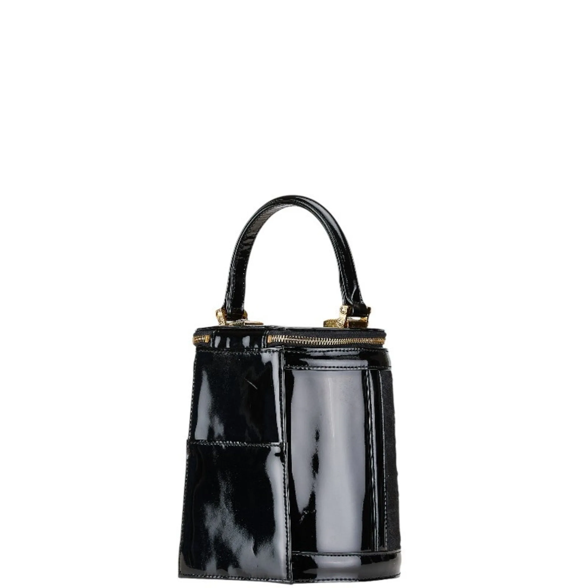 Versace Leather Handbag Vanity Bag (Pre-Owned)