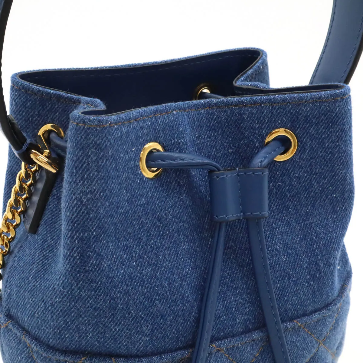 Versace Medusa Denim Leather 2WAY Handbag