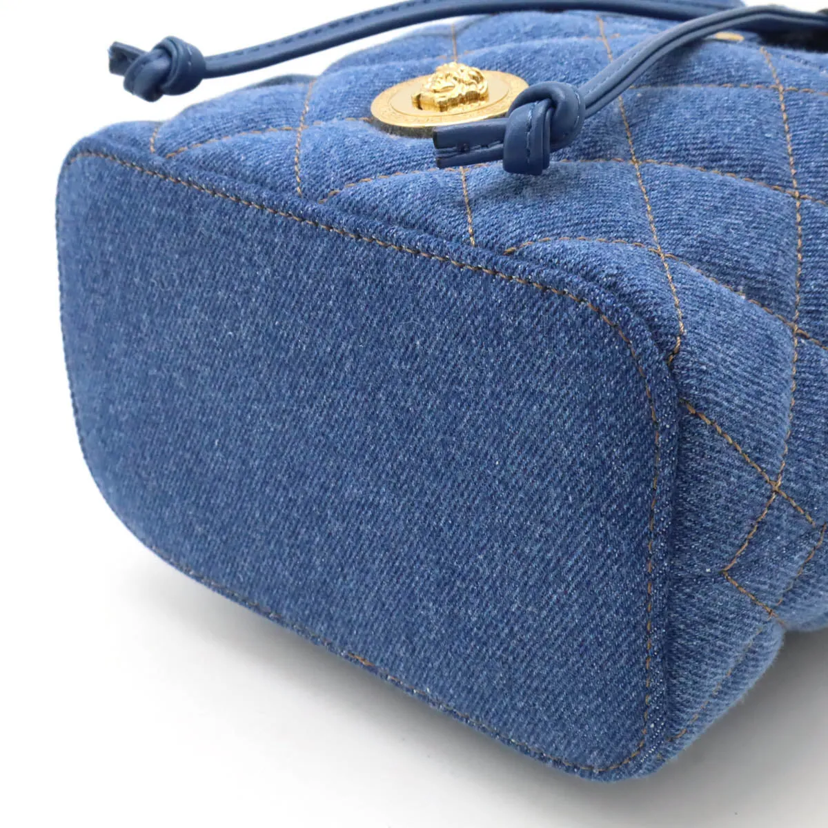 Versace Medusa Denim Leather 2WAY Handbag
