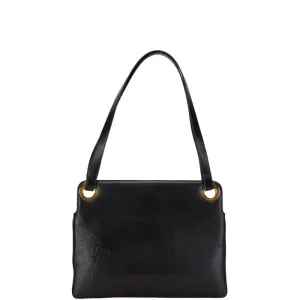 Versace Medusa Leather One-Shoulder Handbag