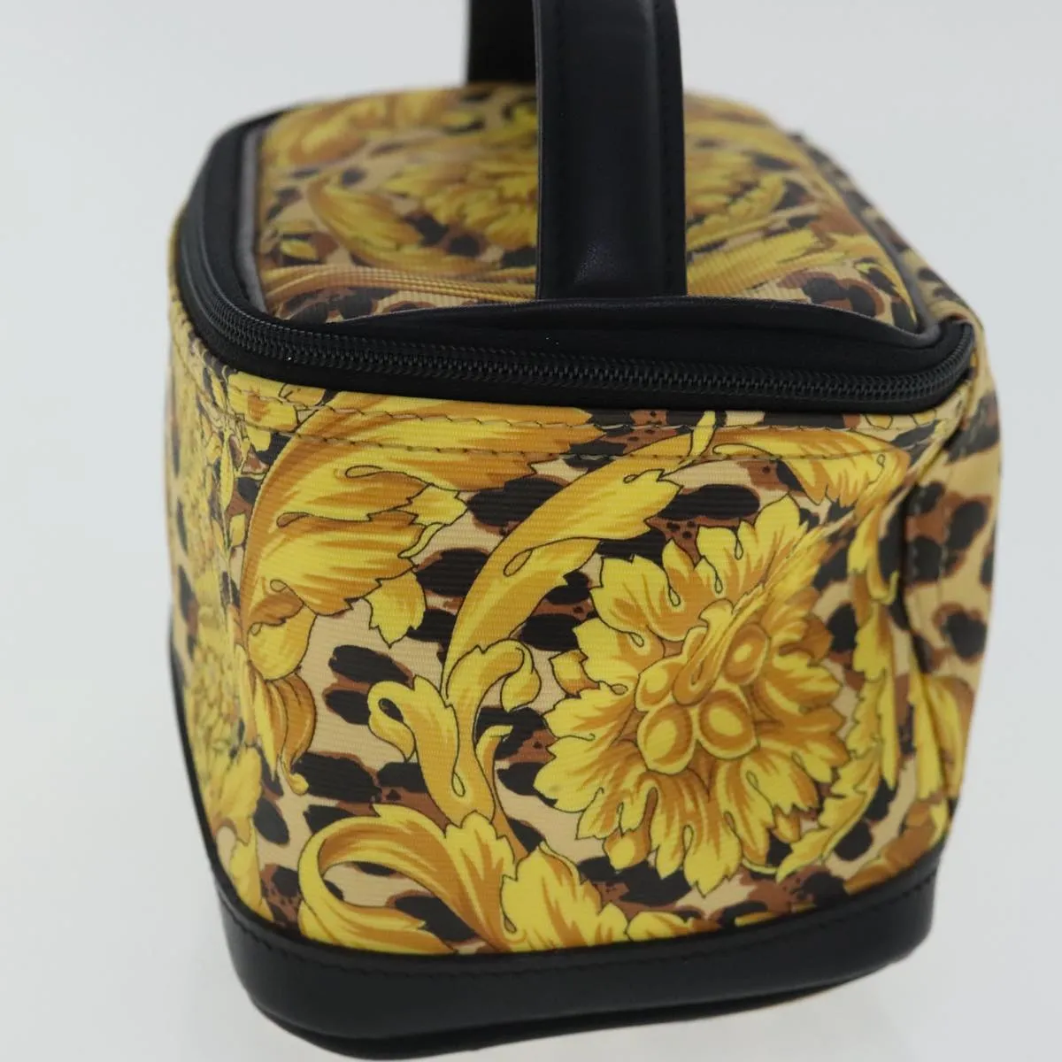 Versace Vanity  Canvas Clutch Bag (Pre-Owned)