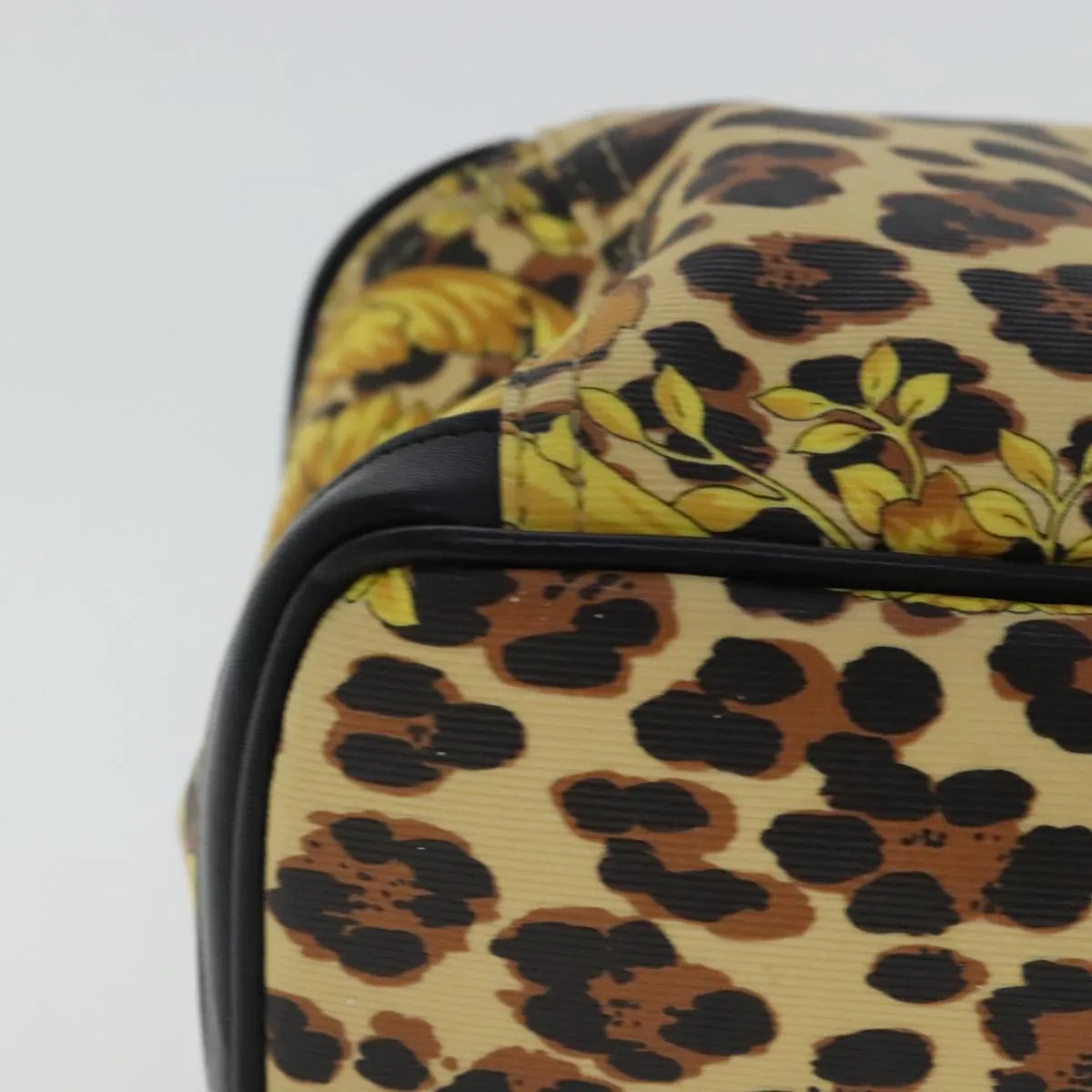 Versace Vanity  Canvas Clutch Bag (Pre-Owned)
