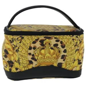 Versace Vanity  Canvas Clutch Bag (Pre-Owned)