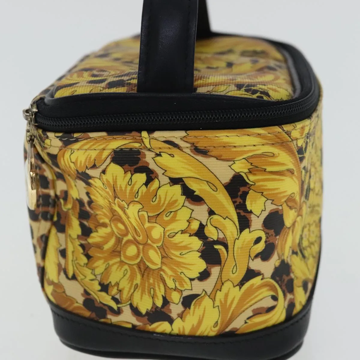 Versace Vanity  Canvas Clutch Bag (Pre-Owned)