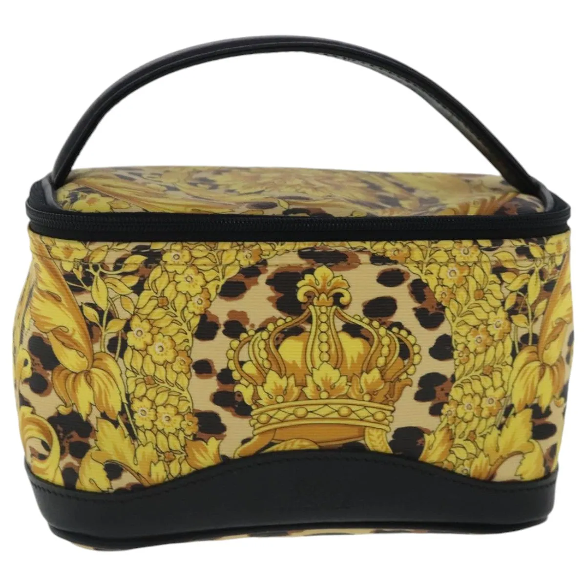 Versace Vanity  Canvas Clutch Bag (Pre-Owned)