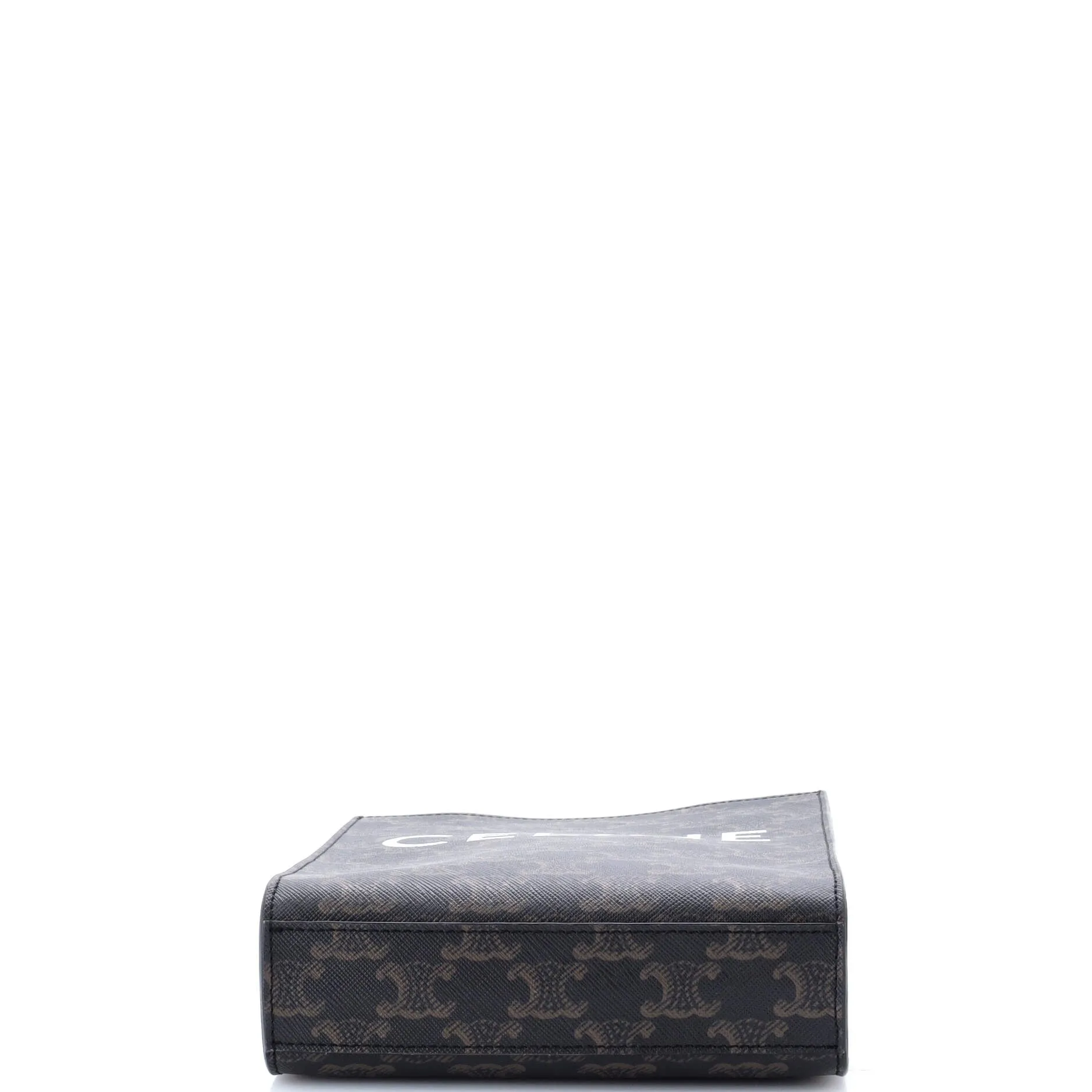 Vertical Cabas Tote Triomphe Coated Canvas Mini
