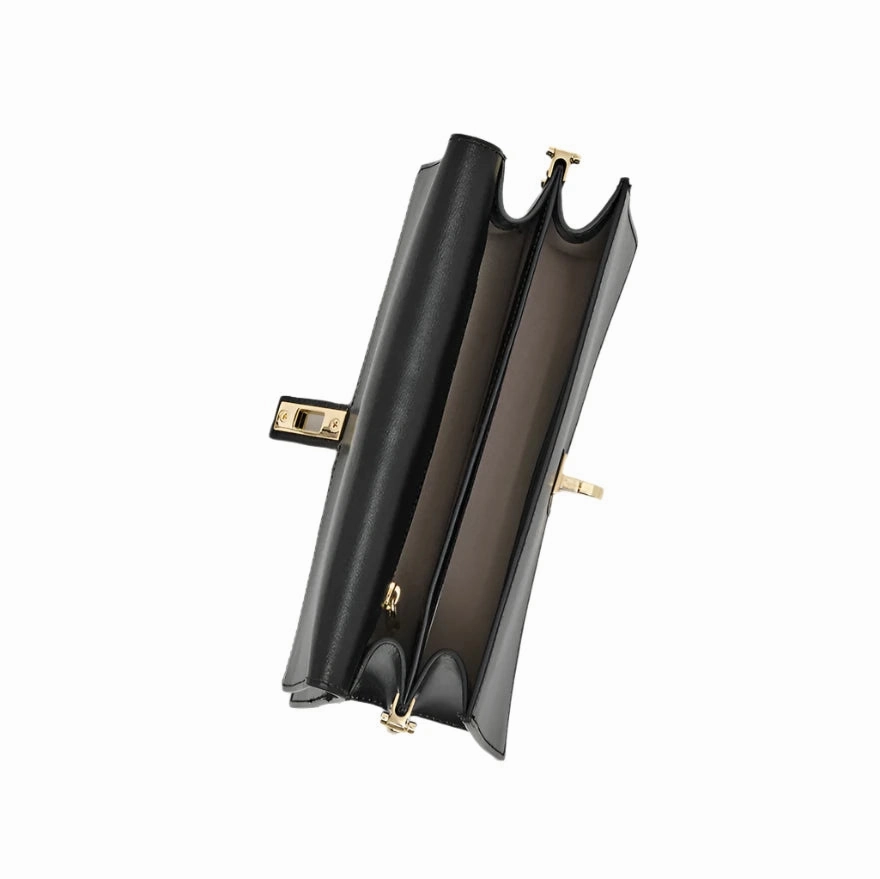 Vestirsi Claudia East West Black Leather