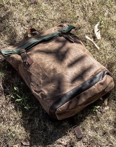 Vintage Canvas Backpacks for men Travel Bags School Backpack for men