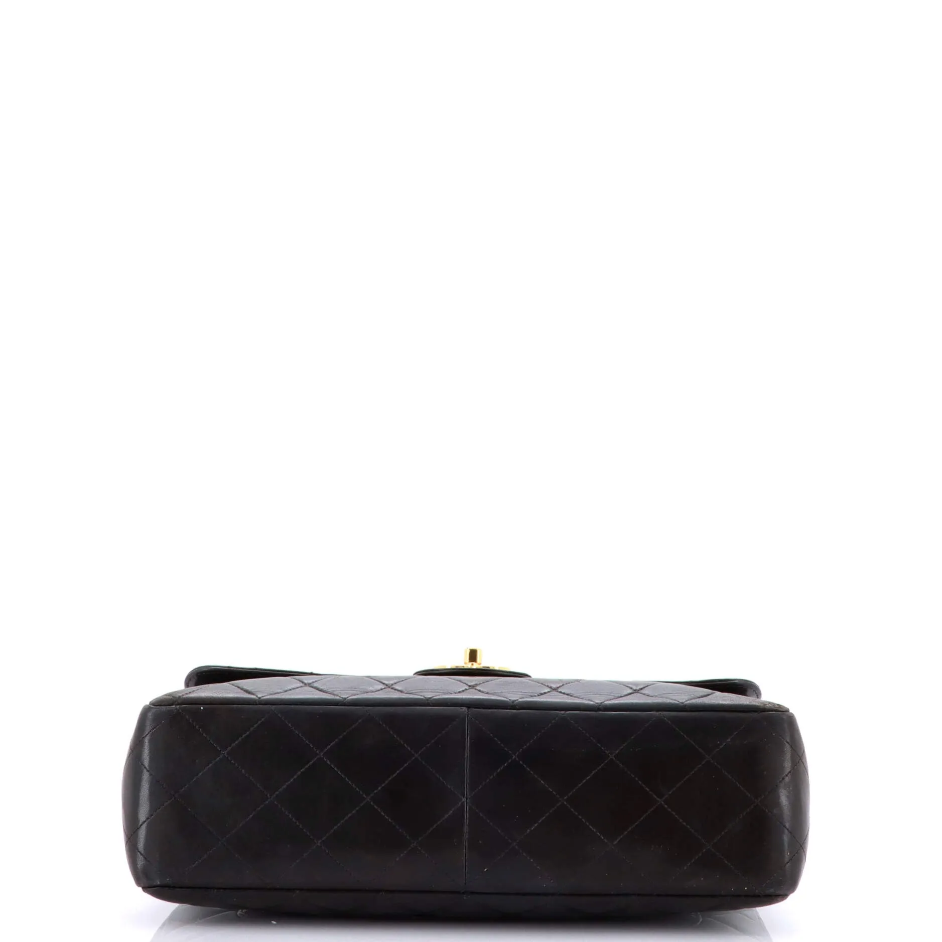 Vintage Classic Single Flap Bag Quilted Lambskin Jumbo
