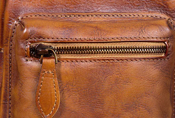 Vintage Leather Womens Backpack Bag School Vintage Backpack Purse for Women
