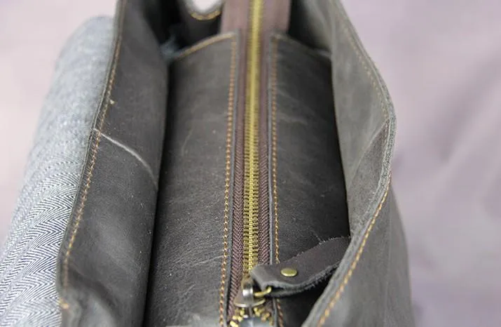 Vintage Mens Leather 15inch Laptop Backpack Leather School Backpack Travel Backpack for Men