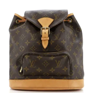 Vintage Montsouris Backpack Monogram Canvas MM