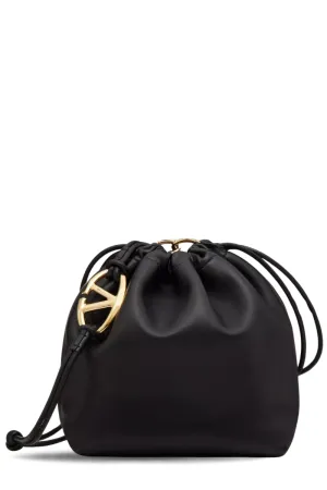 VLogo Pouf Leather Pouch