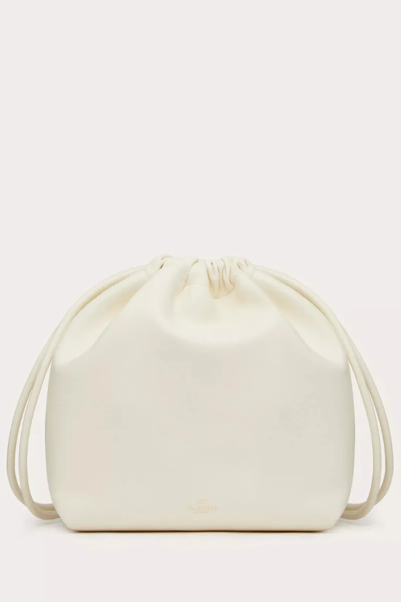 VLogo Pouf Leather Pouch