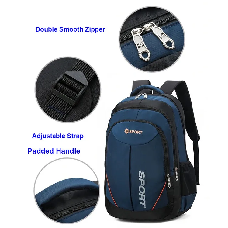 Waterproof College Student Bookbag Laptop Backpack