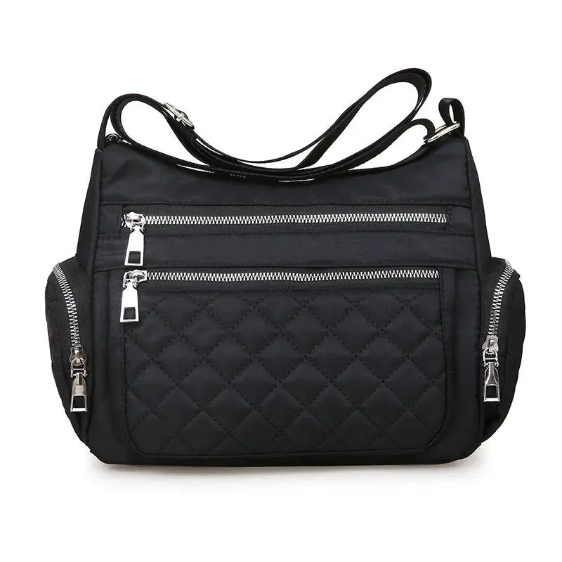 Waterproof Nylon Messenger Bag | Casual Crossbody Bag 6041