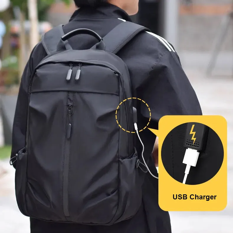 Waterproof Travel Laptop College School Backpack With Usb