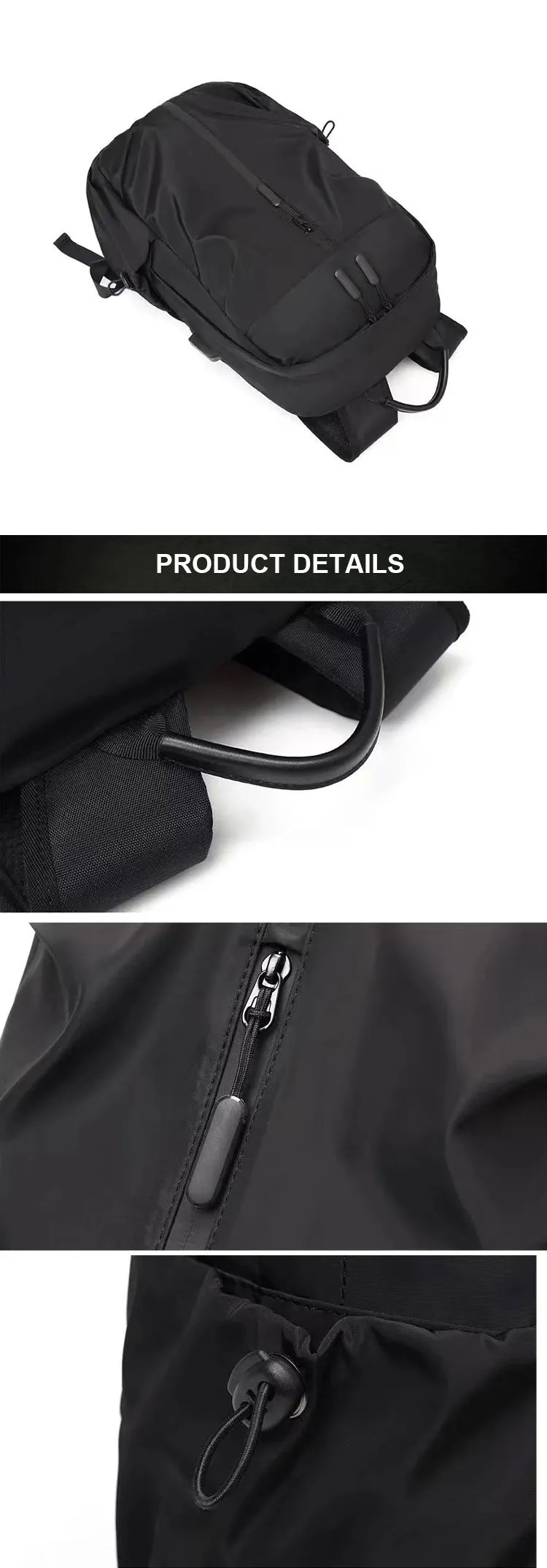 Waterproof Travel Laptop College School Backpack With Usb