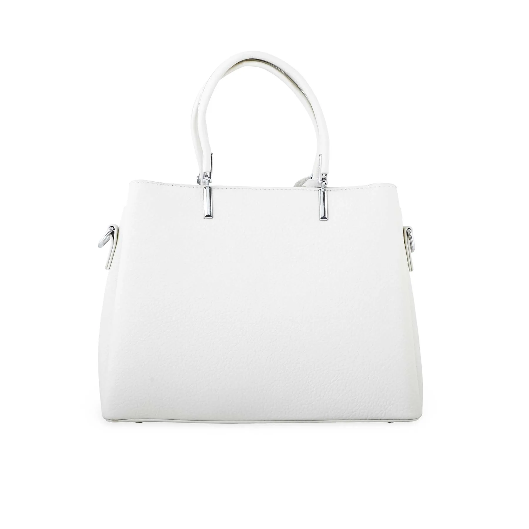 White Formal Hand Bag P36262