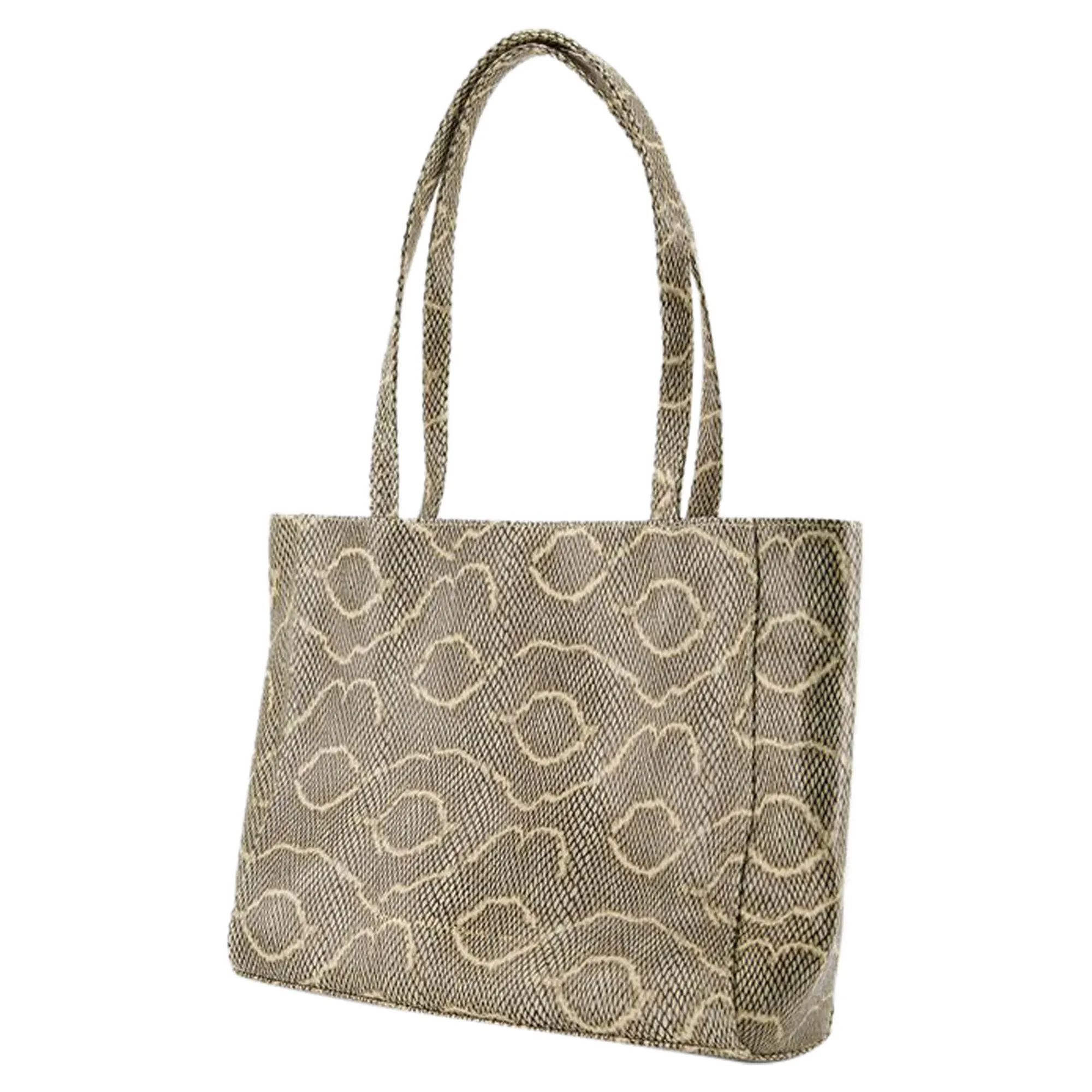 Wide Shopper Bag - Chylak - Leather - Printed