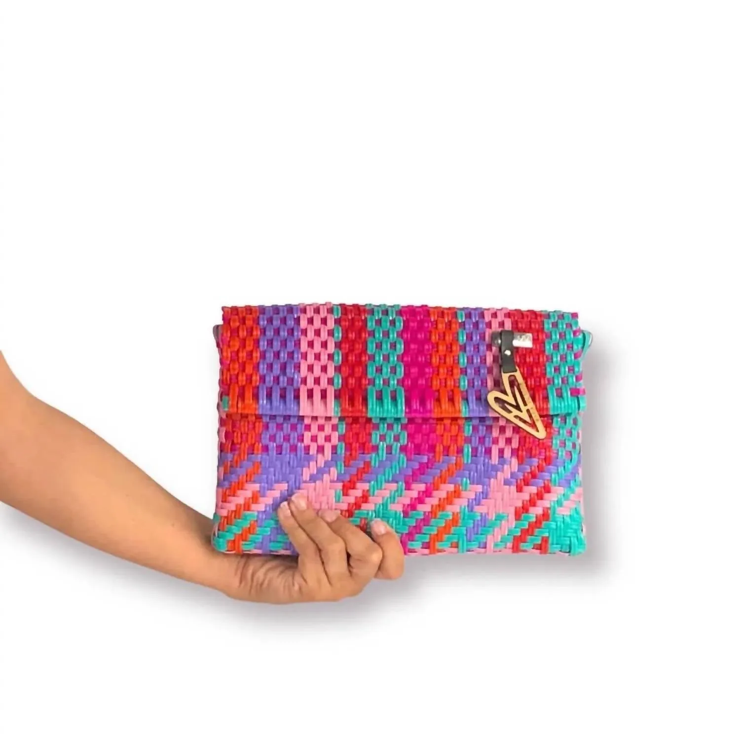 Women Clutch Bag In Purple
