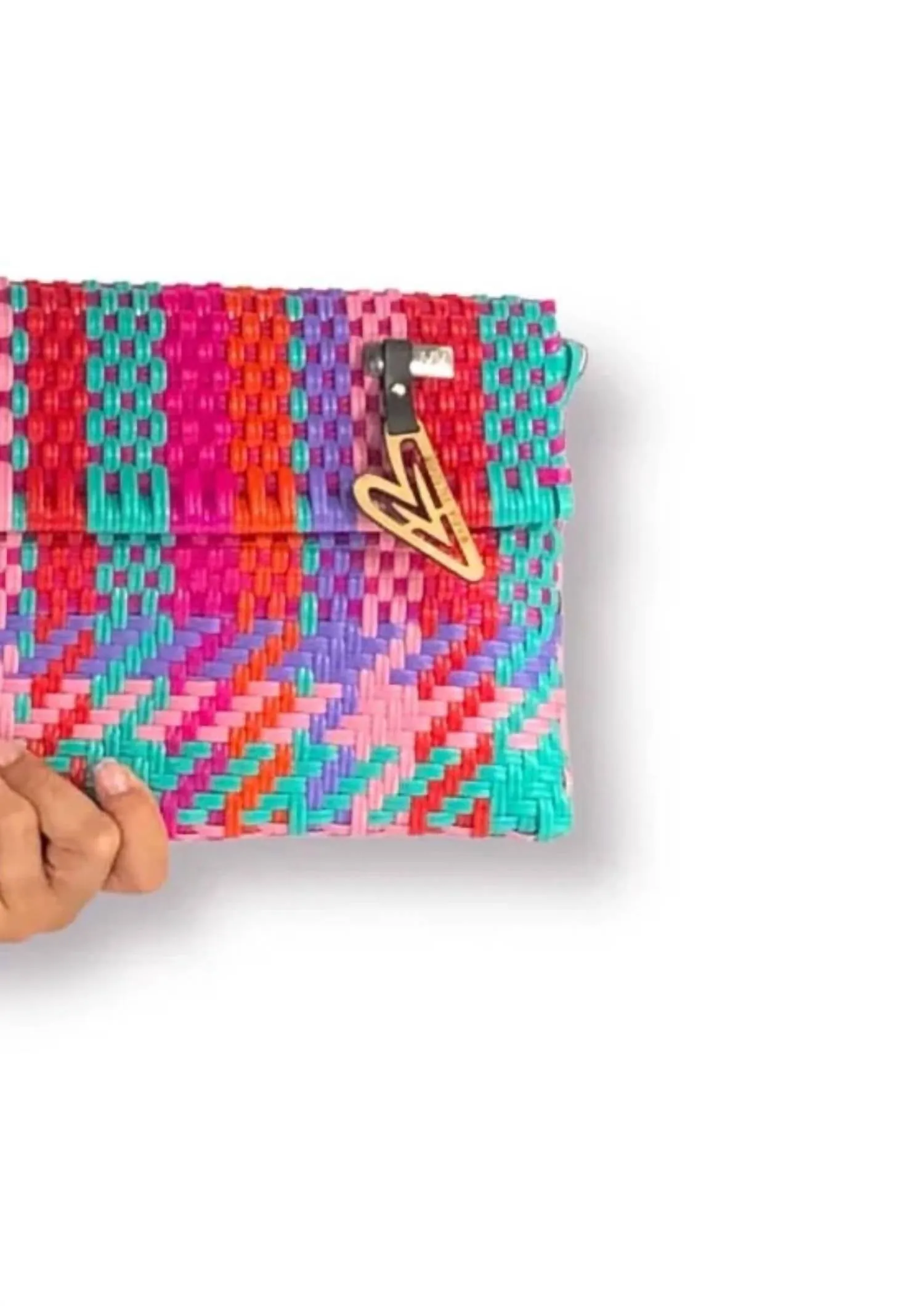 Women Clutch Bag In Purple