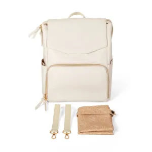 Women's Aurora Mom Bag With Wet Dry Bag And Hooks In Cream