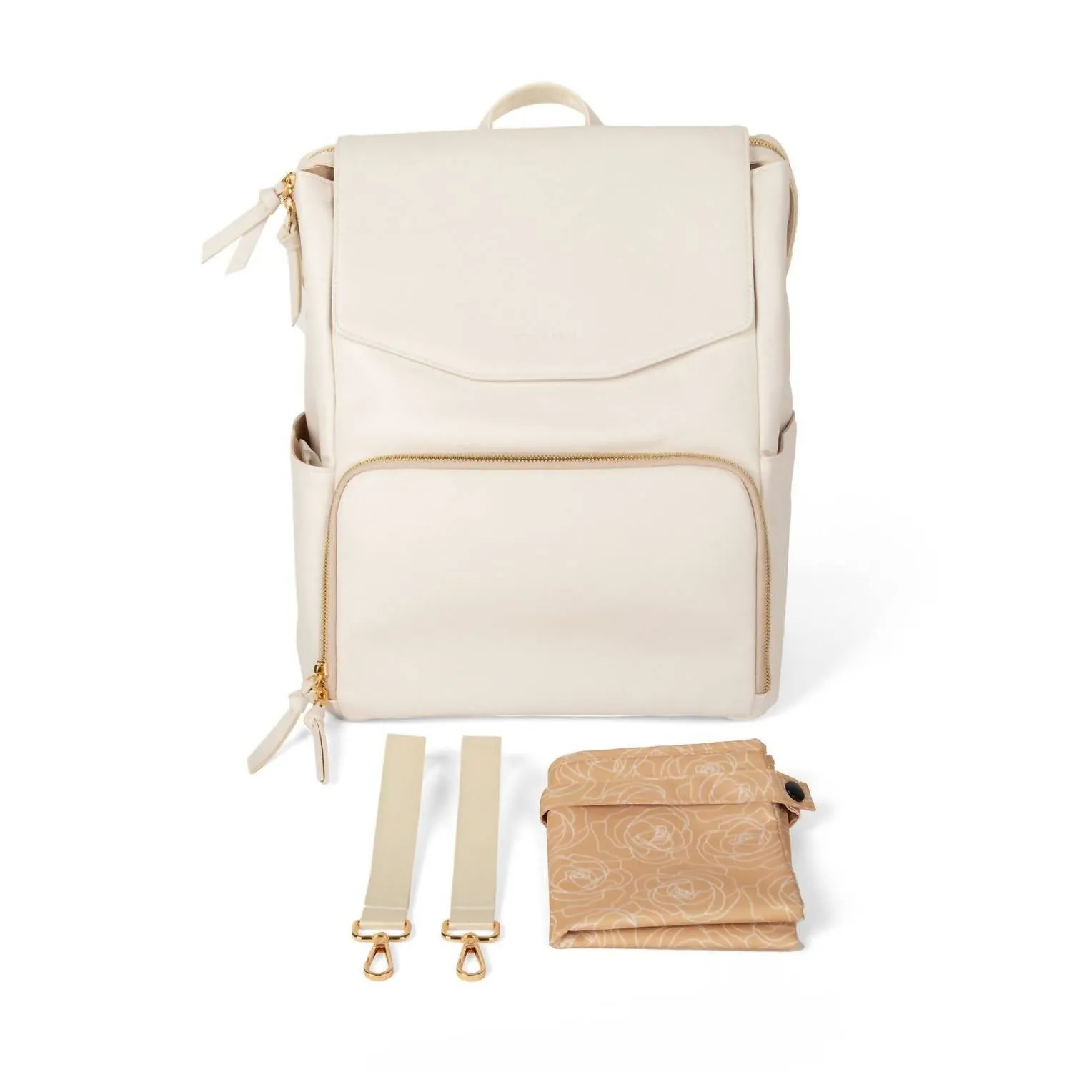 Women's Aurora Mom Bag With Wet Dry Bag And Hooks In Cream