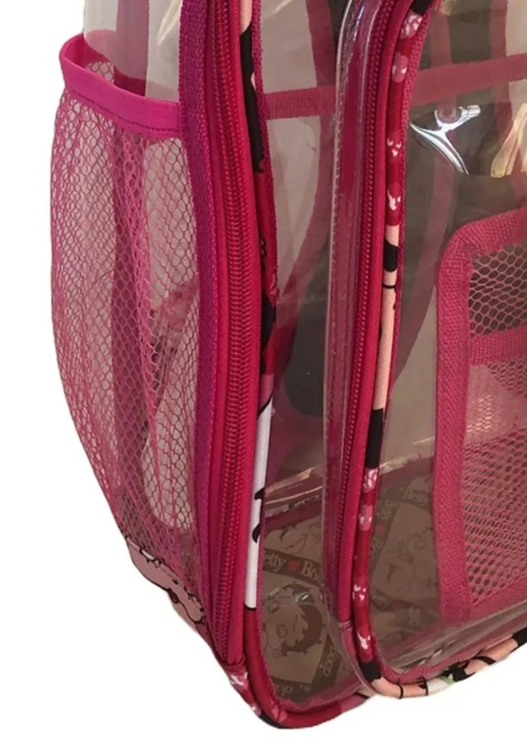 Women's Clear Backpack In Pink